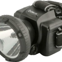 Фонарь светодиодный налобный аккумуляторный LED5366 LED 2 режима 220В пластик. черн. (бокс) Ultraflash 11649