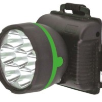 Фонарь светодиодный налобный 909LED7 (7LED 1 режим; 3хR6 черн.) Ultraflash 11782