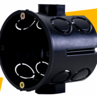 Коробка КМЭУ со стыковочными узлами и винтами УПп 68/60.1.1. Uplast 010-060