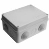 Коробка КМЭР ОП 150х110х70мм IP54 10 выходов 6 гермовводов крышка на винтах сер. Epplast 210302