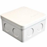 Коробка КМЭР ОП 105х105х56мм IP54 7 выходов без гермовводов крышка защелкивающаяся бел. Epplast 105031