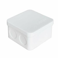 Коробка КМЭР ОП 75х75х45мм IP54 6 выходов без гермовводов крышка защелкивающаяся бел. Epplast 225331