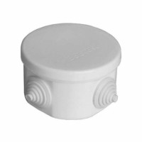 Коробка КМЭР ОП 75х45мм IP54 4 выхода 4 гермоввода крышка защелкивающаяся сер. Epplast 240342