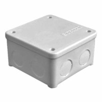 Коробка КМЭР ОП 85х85х45мм IP54 7 выходов без гермовводов крышка на винтах сер. Epplast 135132