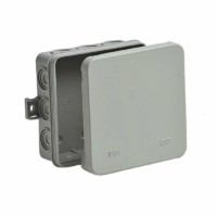 Коробка КМЭР ОП 100х100х35мм 12 вводов IP54 сер. Ruvinil 67095