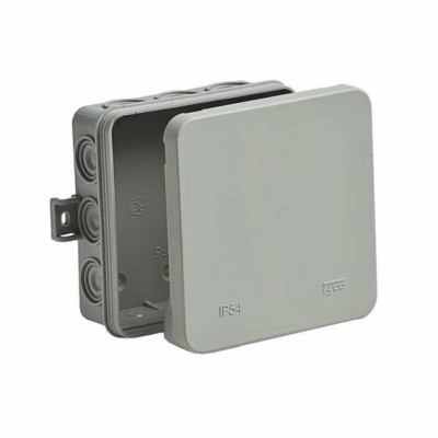 Коробка КМЭР ОП 100х100х35мм 12 вводов IP54 сер. Ruvinil 67095