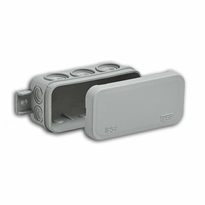 Коробка КМЭР ОП 43х80х35мм 10 вводов IP54 сер. Ruvinil 67091