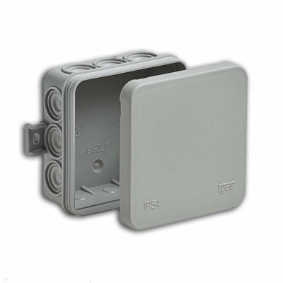 Коробка КМЭР ОП 85х85х35мм 12 вводов IP54 сер. Ruvinil 67093