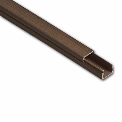 Кабель-канал ККМЭ 25х16мм L2000 пластик дуб (темн. основа) Ruvinil РКК-25х16мм-08М