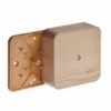 Коробка КМЭР ОП 79х79х32мм IP40 сосна светл. основа Ruvinil 65004-27М