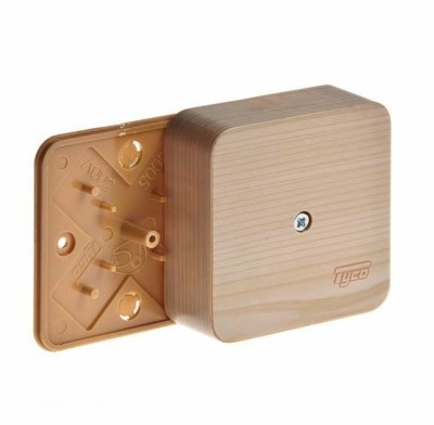 Коробка КМЭР ОП 79х79х32мм IP40 сосна светл. основа Ruvinil 65004-27М