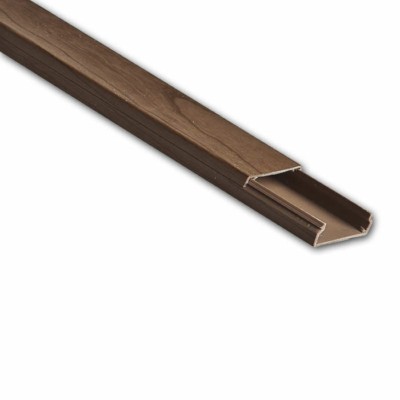 Кабель-канал ККМЭ 40х16мм L2000 пластик дуб (темн. основа) Ruvinil РКК-40х16мм-08М