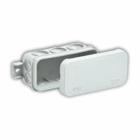 Коробка КМЭР ОП 43х80х35мм 10 вводов IP54 бел. Ruvinil 67091Б