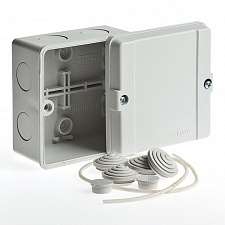 Коробка КМЭР ОП Тусо 98х98х60мм сер. IP65 Ruvinil 67048
