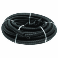 Гофротруба ПНД для кабеля лёгкая d16мм с протяжкой/зондом чёрная 100м Ruvinil 21601