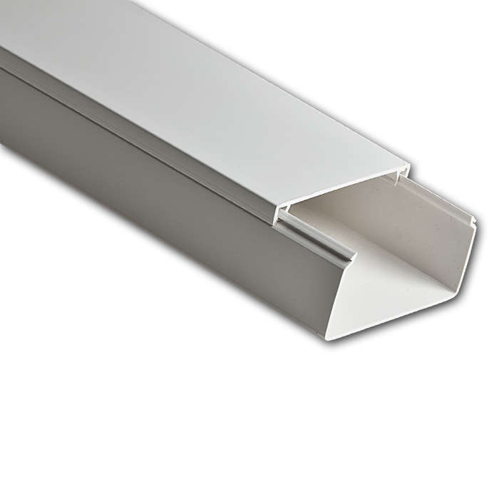 Кабель-канал ККМЭ 80х40мм L2000 пластик бел. Ruvinil РКК-80х40мм