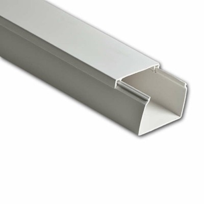 Кабель-канал ККМЭ 60х40мм L2000 пластик бел. Ruvinil РКК-60х40мм