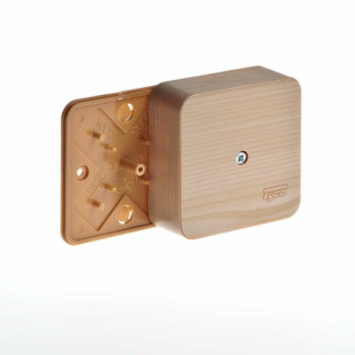 Коробка КМЭК универсальная 80х80х25мм сосна IP40 Ruvinil 65005-27М