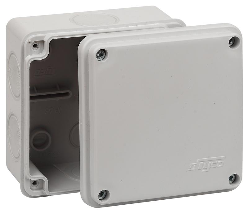 Коробка КМЭР ОП 100х100х50мм двухкомпонентная 7 вводов IP65 сер. Ruvinil 67250