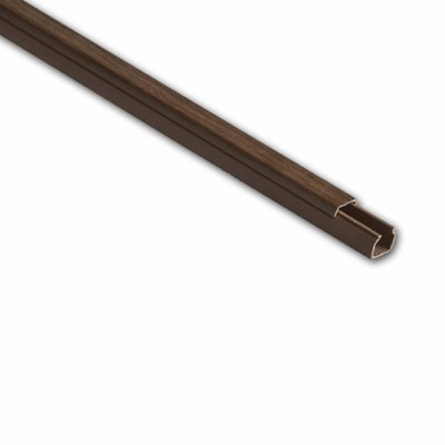 Кабель-канал ККМЭ 12х12мм L2000 пластик дуб (темн. основа) Ruvinil РКК-12х12мм-08М