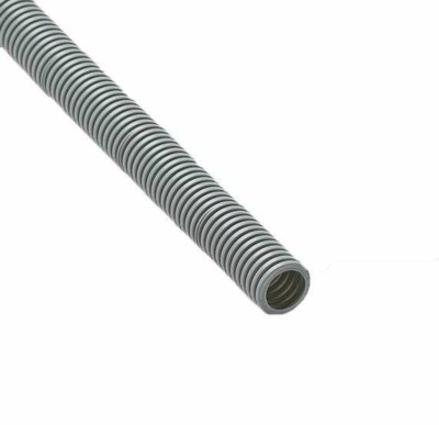 Гофротруба ПВХ для кабеля лёгкая d25мм с протяжкой/зондом серая 50м Ruvinil 12501