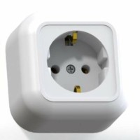 Розетка 1-м ОП Валентина РА16-638 16А IP20 с/з бел. Кунцево 7640