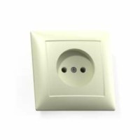 Розетка 1-м СП Селена РС16-369 16А IP20 сл. кость Кунцево 8145