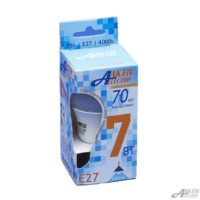Лампа СДЛ Е27 7Вт 4000К Aktiv Electro LED-А Regular