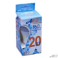Лампа СДЛ Е27 20Вт 4000К Aktiv Electro LED-А Regular