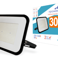 Прожектор светодиодный СДО 300Вт 6500К IP65 Aktiv Electro СДО-5