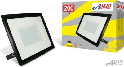 Прожектор светодиодный СДО 200Вт 6500К IP65 Aktiv Electro СДО-7