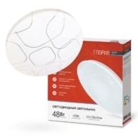 Светильник светодиодный DECO 48Вт 230В 6500К 3120лм 350х55мм ГЛОРИЯ In Home 4690612038643