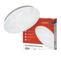 Светильник светодиодный DECO 48Вт 230В 6500К 3120лм 350х55мм БАМБУК In Home 4690612038605