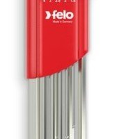 Набор ключей шестигранных Г-образ. удлиненне с шаровым окончанием 8шт HEX 1.5-10.0 Felo 36500911