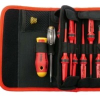 Набор стержней диэлектрических SL/PH/PZ/TX и рукоятка E-SMART в поясной сумке 12шт Felo 06381204