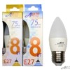 Лампа СДЛ Е27 8Вт 4000К свеча Aktiv Electro LED-Regular