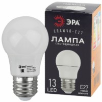 Лампа СДЛ ERAW50-E27 A50 3Вт груша бел. E27 13SMD для белт-лайт Эра Б0049582