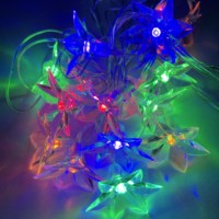Гирлянда светодиодная “Нить Цветы” 3м 15LED 8 режимов 220В IP20 мультиколор ЭРА Б0041896