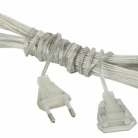 Удлинитель 3м IP20 220В для подключения гирлянд Эра Б0041903