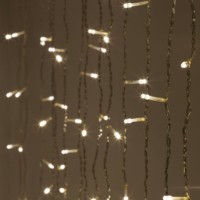 Гирлянда ENIG – 320W дождь/занавес 3х2м 320 LED тепл. бел. 8 режимов 220В IP20 Эра Б0051872