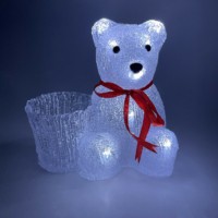Фигура светодиодная “Медвежонок с корзинкой” 10LED 3АА ENIOF-12 ЭРА Б0047974