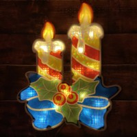 Фигура светодиодная “Свечки” 20LED 220В IP44 ЭРА Б0041939