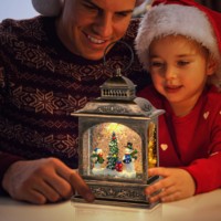 Светильник светодиодный новогодний декоративный “Снеговики” ENGDS-11 LED h 21см 3хАА таймер 6ч IP20 теплый бел. Эра Б0051943