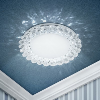 Светильник точечный DK84 CH/WH 13Вт GX53 220В хром./прозр. Б0020573