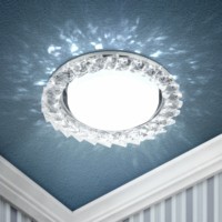 Светильник точечный DK86 CH/WH 13Вт GX53 220В хром./прозр. Б0020576