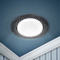 Светильник KL 76 AL/BK /1 под лампу GX53 220В 13Вт черн. Эра Б0049007