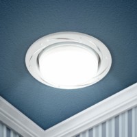 Светильник KL 77 AL/WH /1 под лампу GX53 220В 13Вт серебр./бел. Эра Б0048963