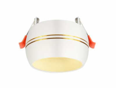 Светильник KL81WH/GD встраив. под лампу GX53 бел./зол. Б0049010