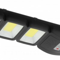 Светильник консольный 60Вт 1100лм 5000К IP65 на солнечной батарее COB с датчиком движения ПДУ Б0046795