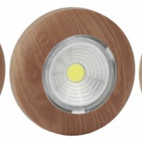 Фонарь светодиодный SB-506 NEW пушлайт Аврора COB 3хAAA дерево (уп.3шт) ЭРА Б0031045